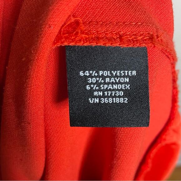 VICTORIA BECKHAM for Target Orange/Black scallop shift dress size XS - Picture 7 of 7